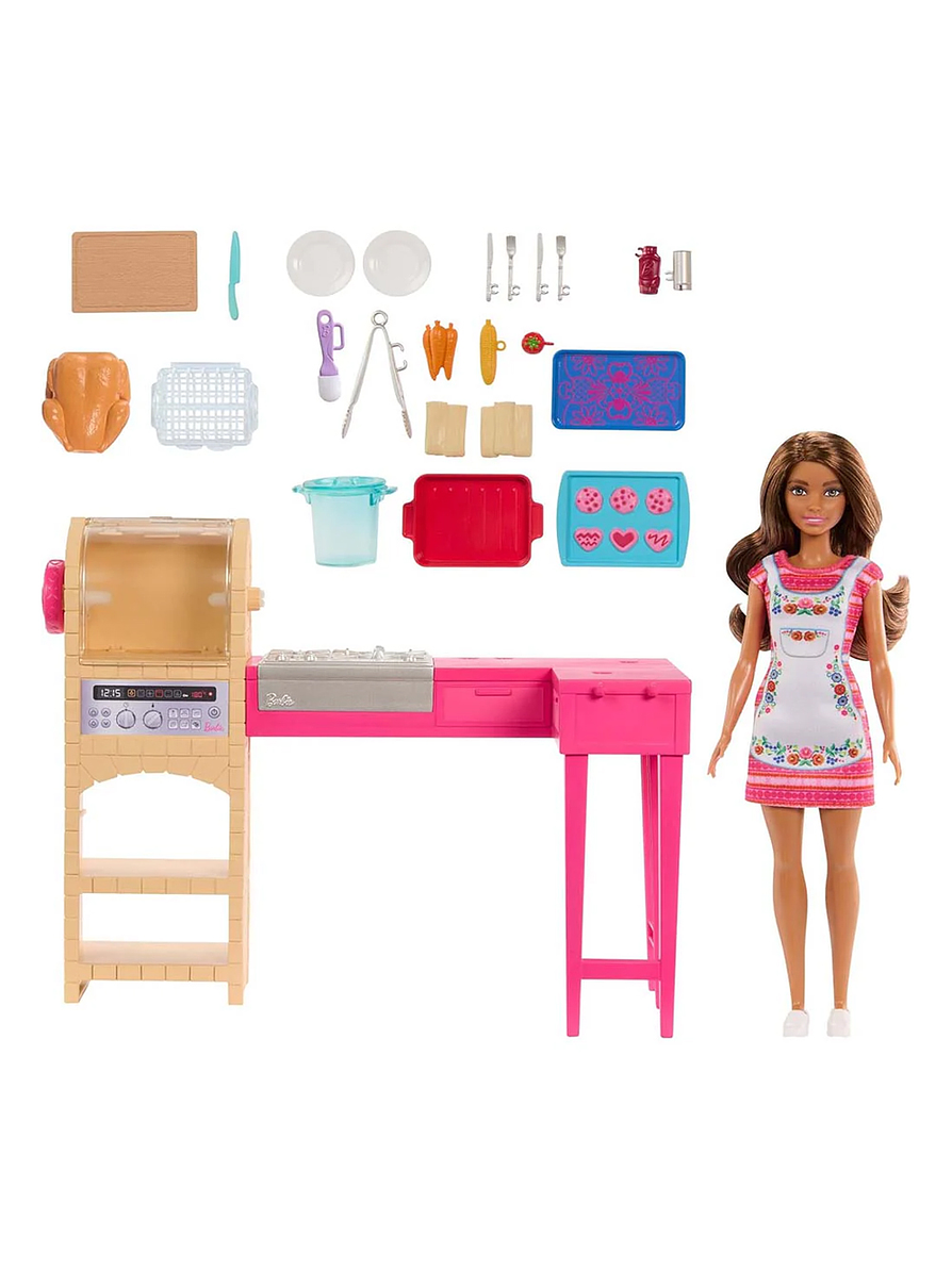 Barbie Cocinando Un Pollo Con Teresa  3