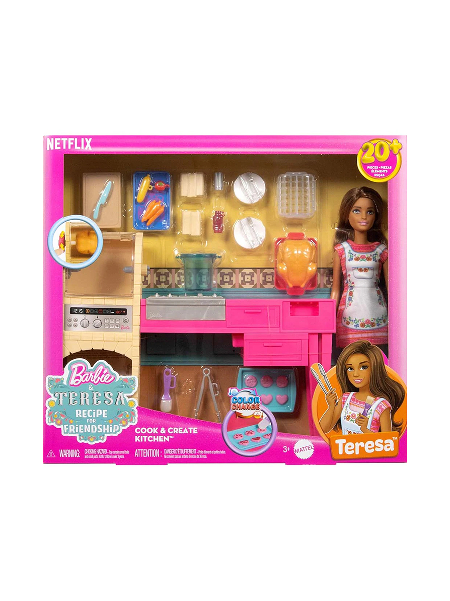 Barbie Cocinando Un Pollo Con Teresa  1