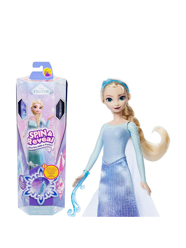 Disney Frozen Muñeca Elsa Stories With a Twist 3