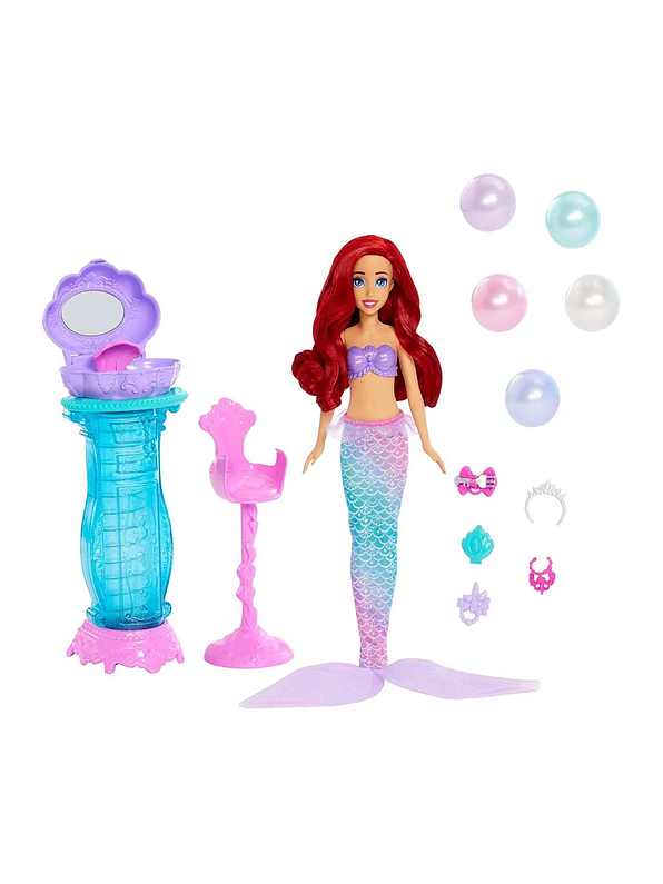 Disney Princesas Ariel Con Perlas En El Tocador 2
