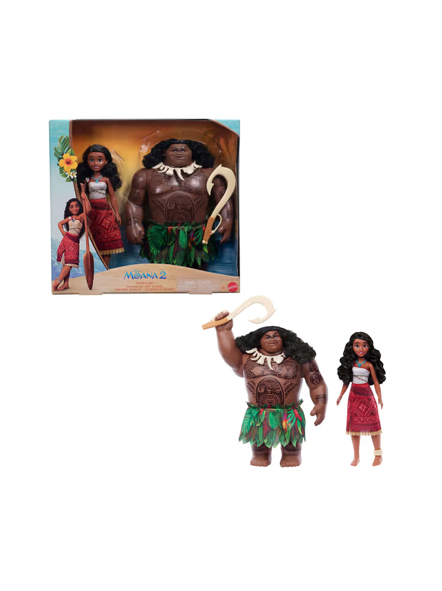 Disney Set Moana & Maui Moana 2 1