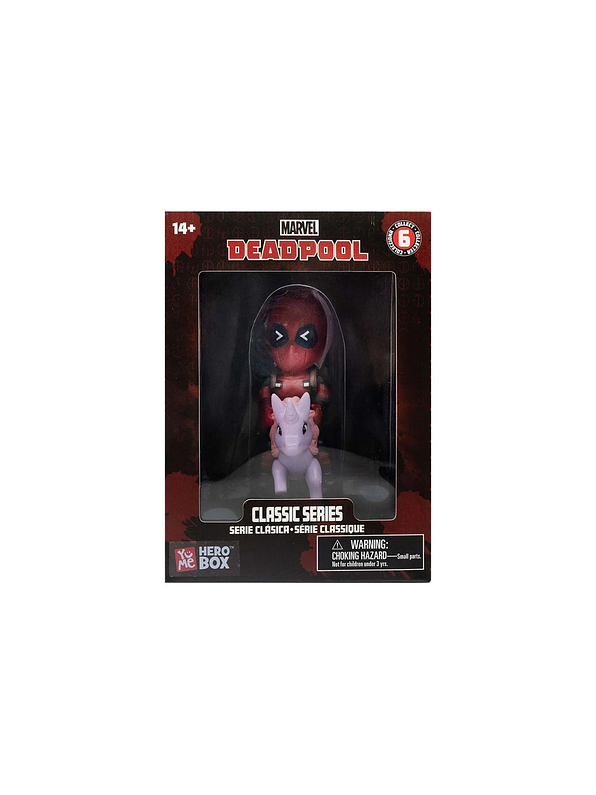 Figura Coleccionable Marvel Deadpool Con Unicornio 2