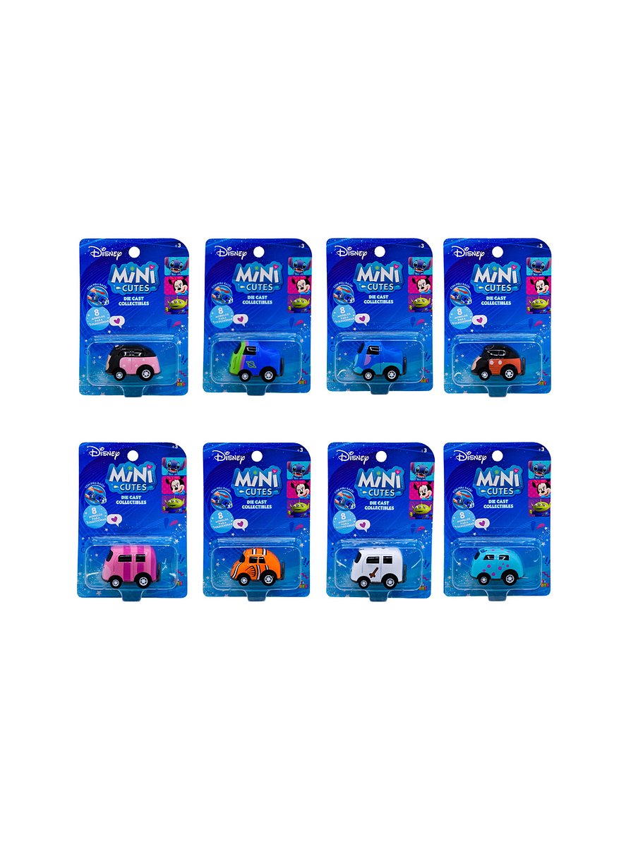 Disney Mini Cutes Die Cast Surtidos x 1 1