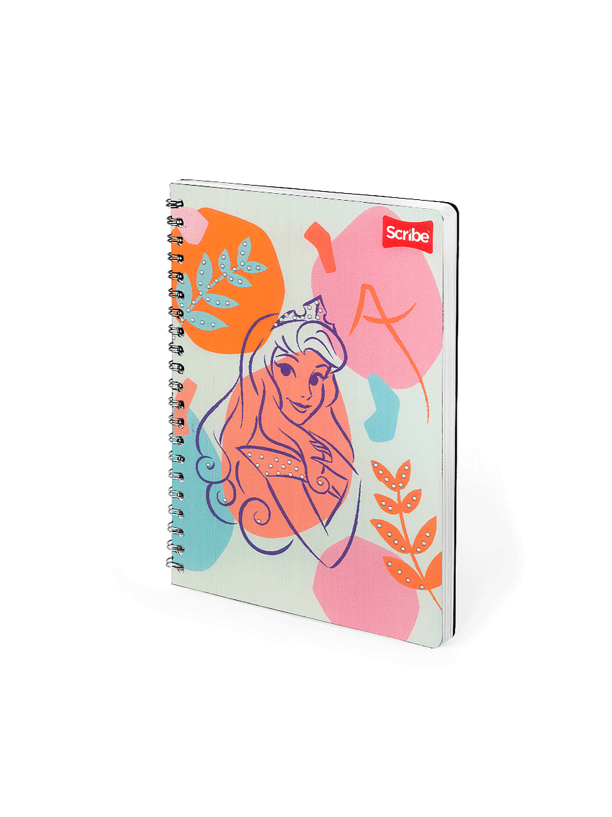 Cuaderno Catedrático Pasta Dura Princesas 80 Hojas 1