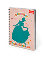 Cuaderno Catedrático Pasta Dura Princesas 80 Hojas - Miniatura 2