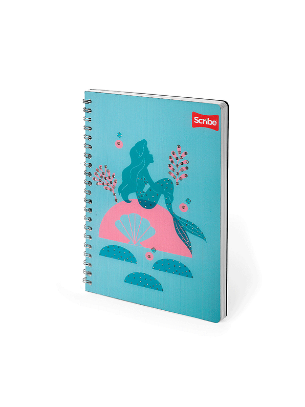 Cuaderno Catedrático Pasta Dura Princesas 80 Hojas 3
