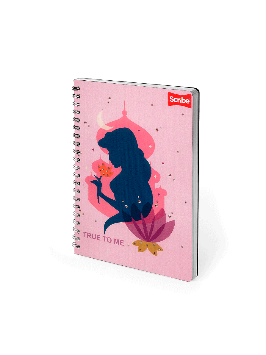 Cuaderno Catedrático Pasta Dura Princesas 80 Hojas 5