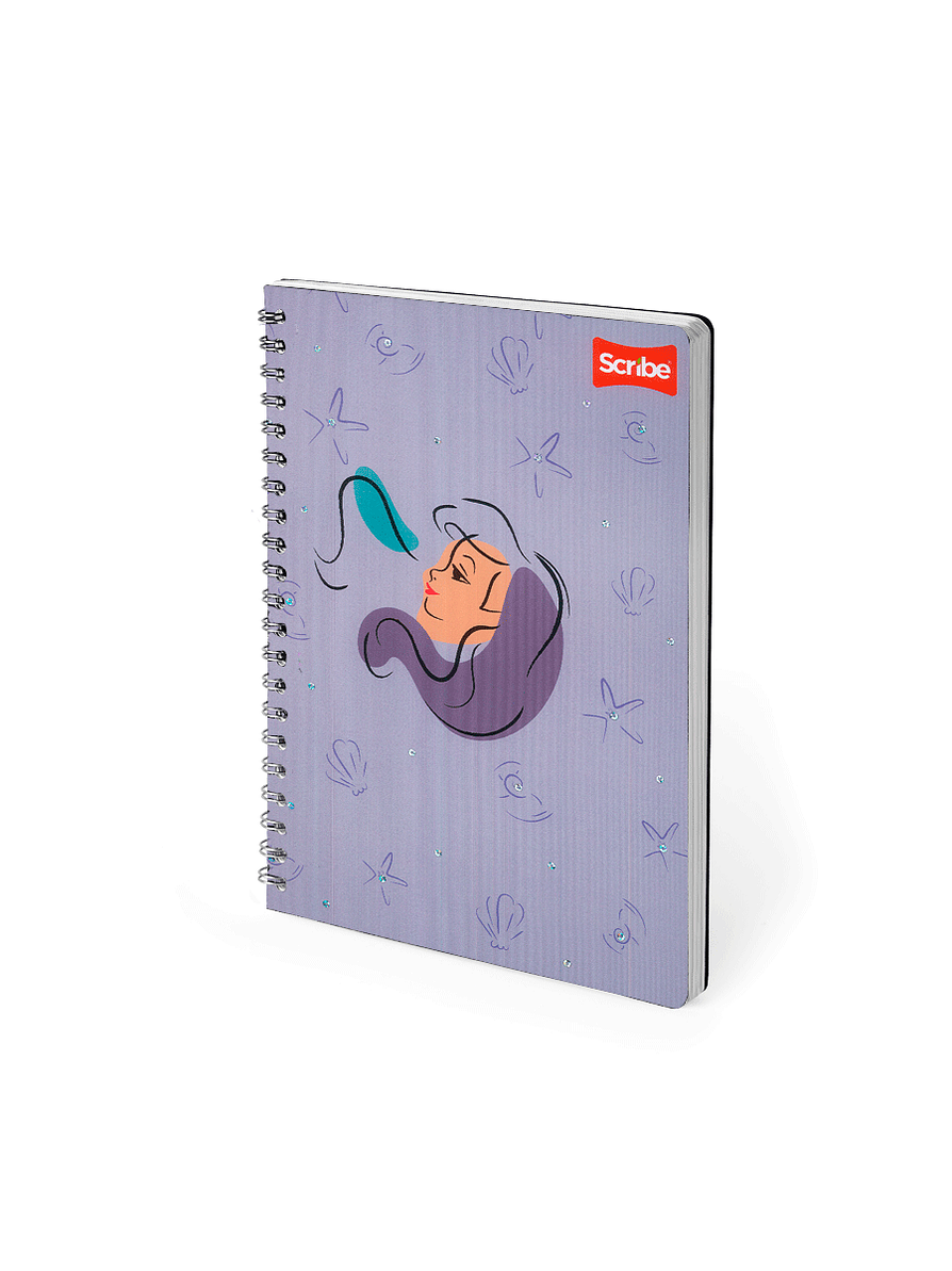 Cuaderno Catedrático Pasta Dura Princesas 80 Hojas 7