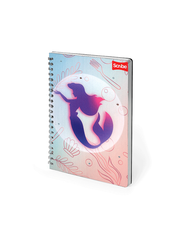 Cuaderno Catedrático Pasta Dura Princesas 80 Hojas 9