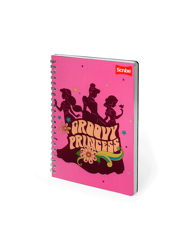 Cuaderno Catedrático Pasta Dura Princesas 80 Hojas 13