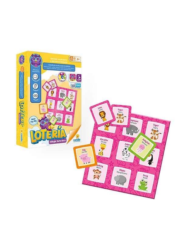 Lotería Bilingüe Naturaleza 2