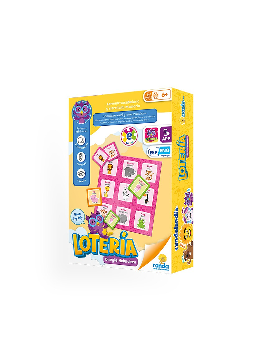 Lotería Bilingüe Naturaleza 3