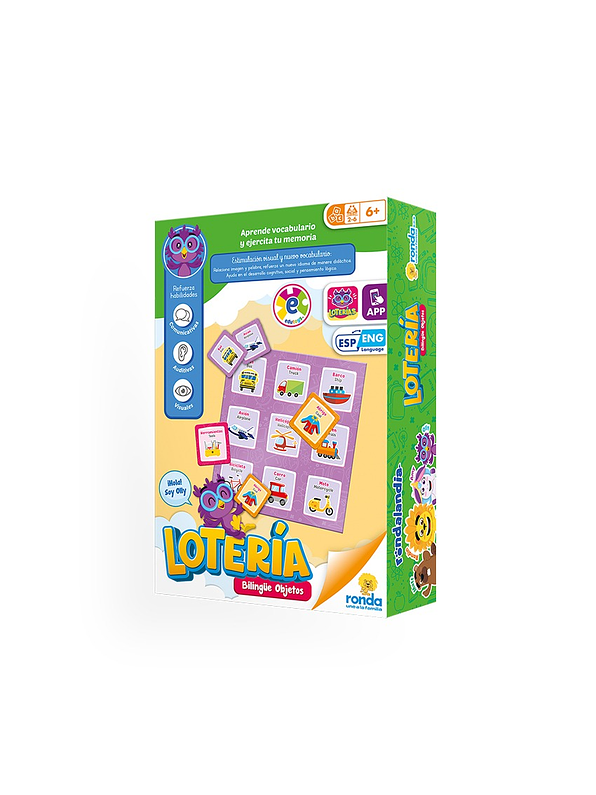 Lotería Bilingüe Objetos 3