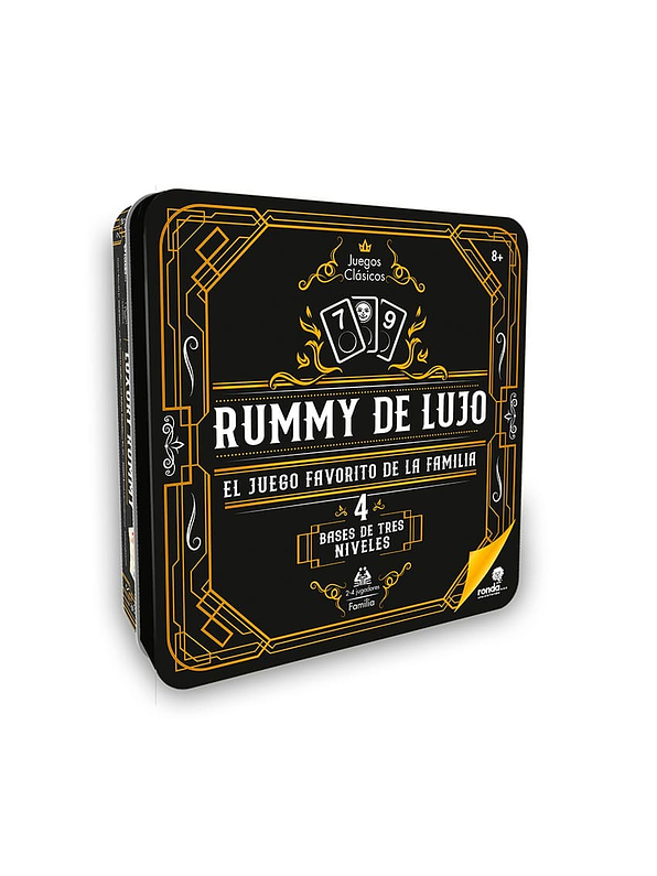 Rummy de Lujo caja metálica 1