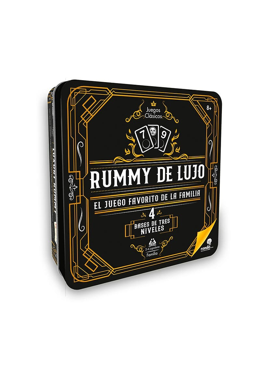 Rummy de Lujo caja metálica 1