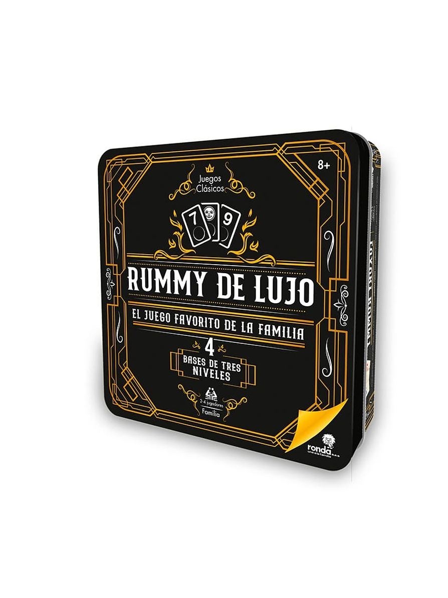 Rummy de Lujo caja metálica 3