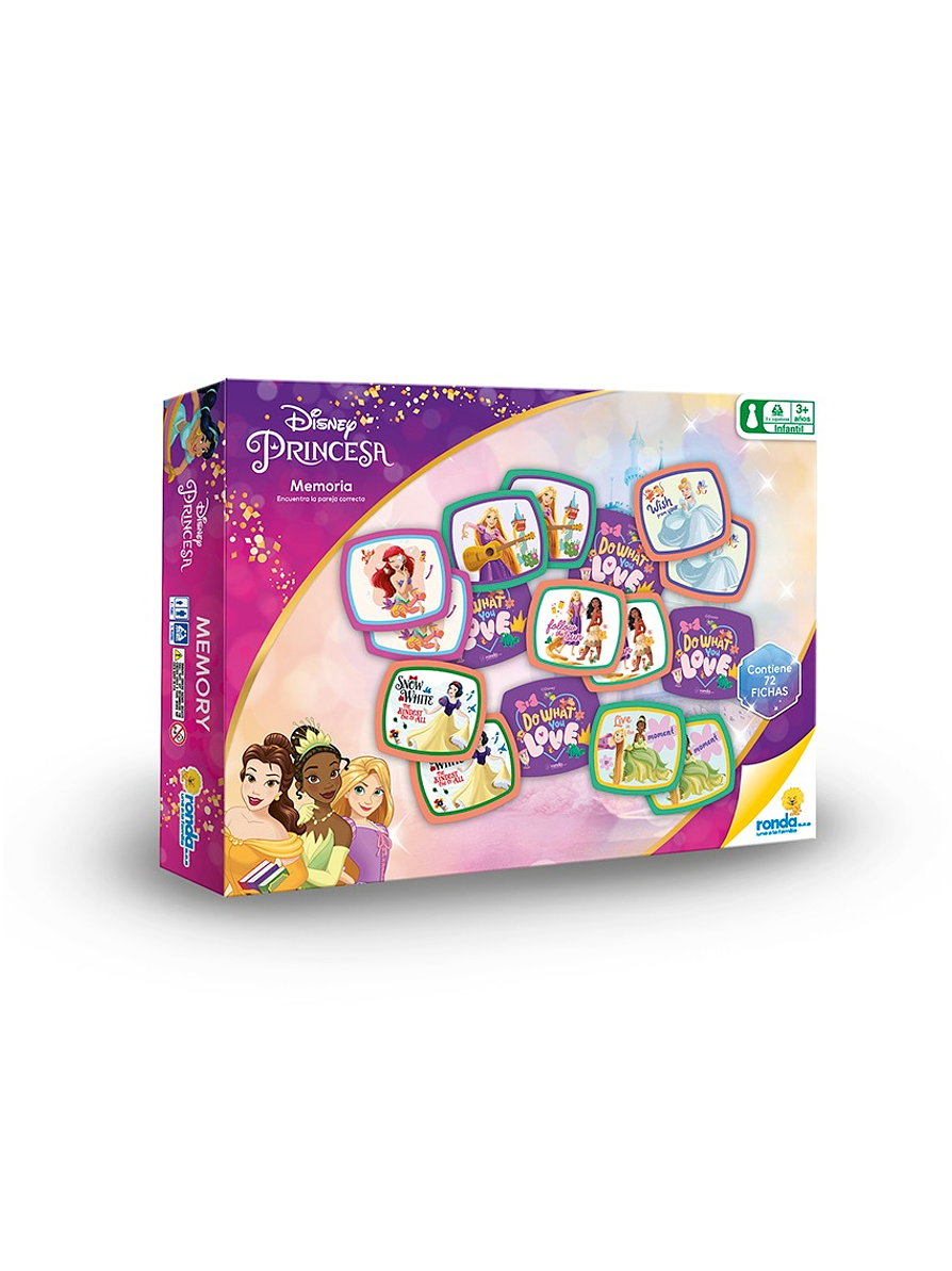 Juego de Memoria Maletín Princesas 1