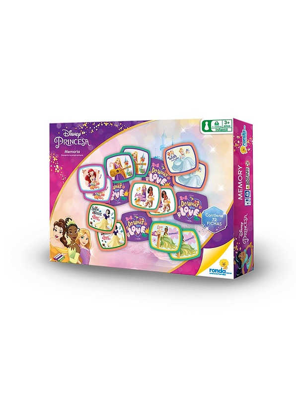 Juego de Memoria Maletín Princesas 3