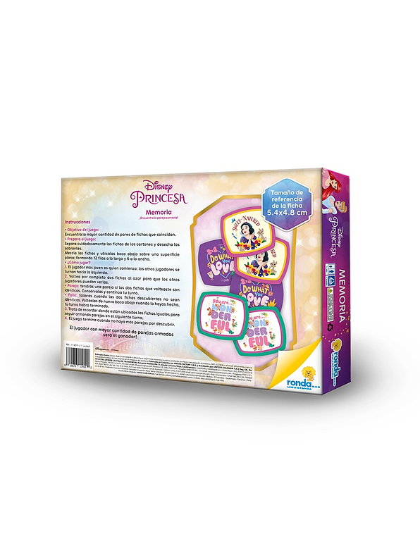 Juego de Memoria Maletín Princesas 4