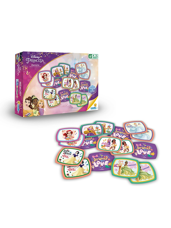 Juego de Memoria Maletín Princesas 2