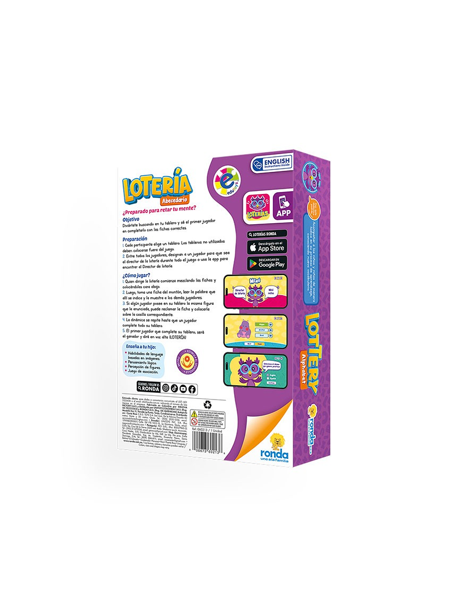 Lotería Abecedario  5
