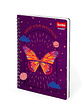 Cuaderno Argollado Pasta Dura Femenino 80 Hojas Cuadros - Miniatura 9