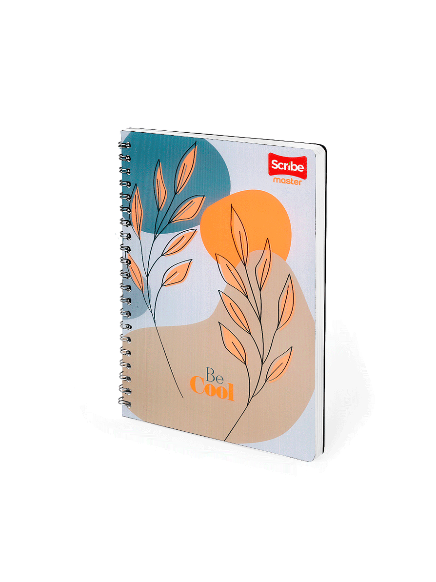 Cuaderno Argollado Pasta Dura Femenino 80 Hojas Cuadros 12