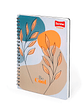 Cuaderno Argollado Pasta Dura Femenino 80 Hojas Cuadros - Miniatura 12