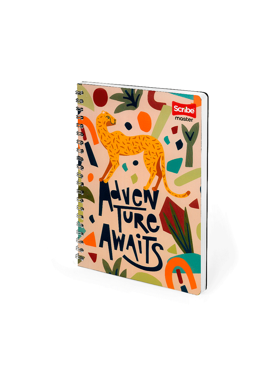 Cuaderno Argollado Pasta Dura Femenino 80 Hojas Cuadros 17