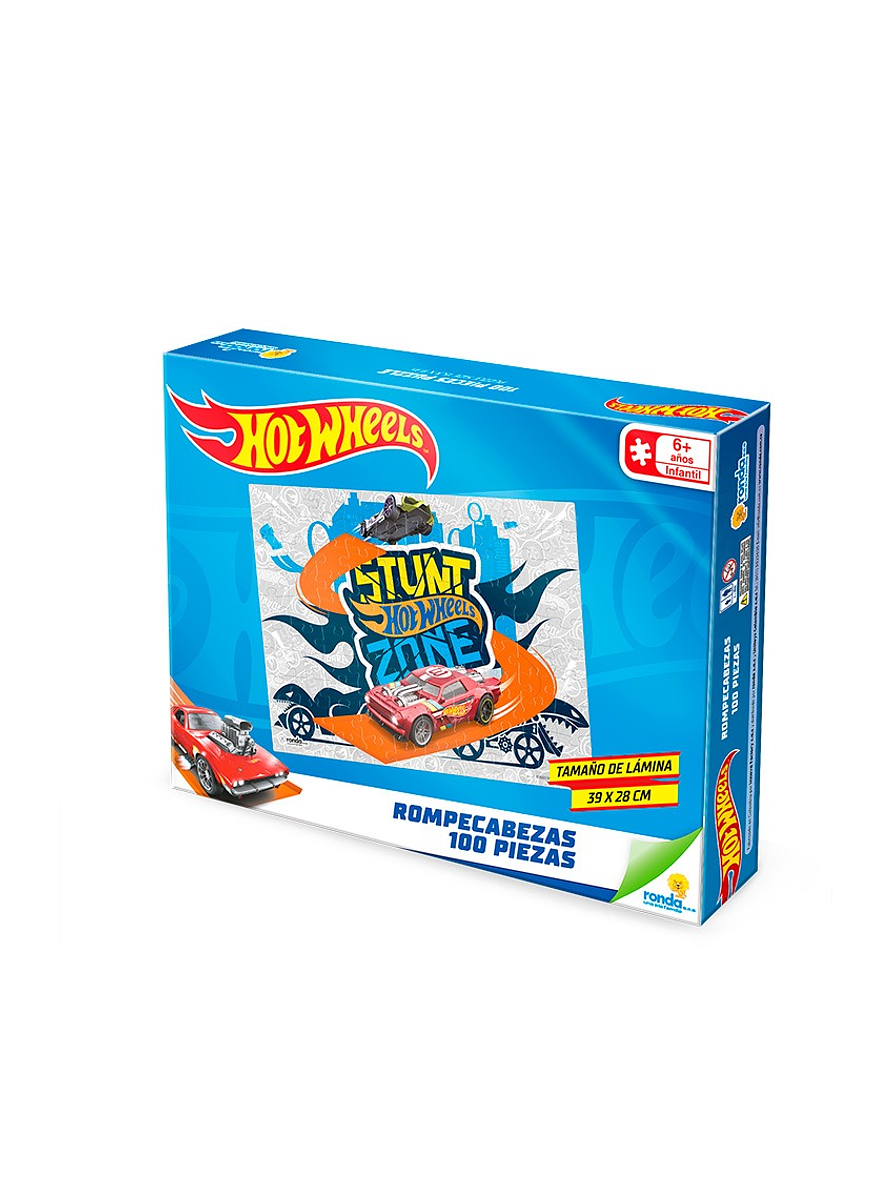 Rompecabezas x 100 Piezas Hot Wheels 3