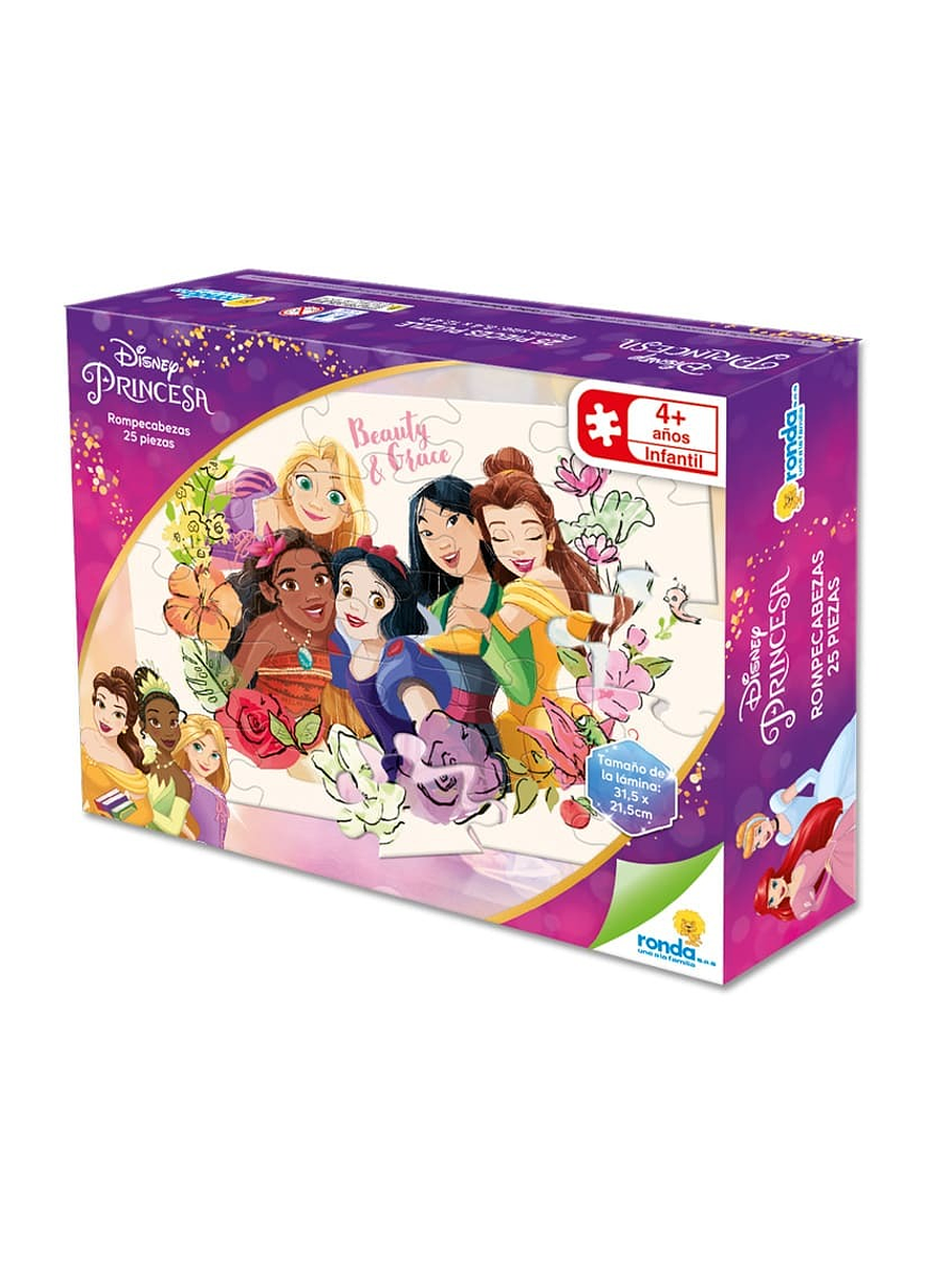 Rompecabezas X 25 Piezas Estándar Princesas 4
