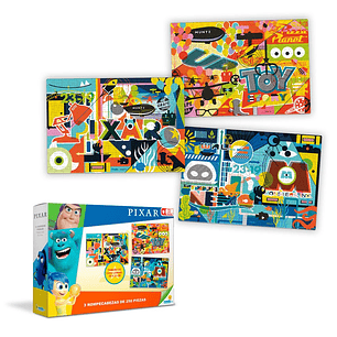 Rompecabezas 3 X 250 Piezas Pixar