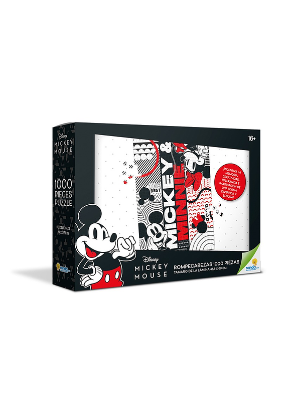 Rompecabezas X 1000 Piezas Mickey & Minnie 1