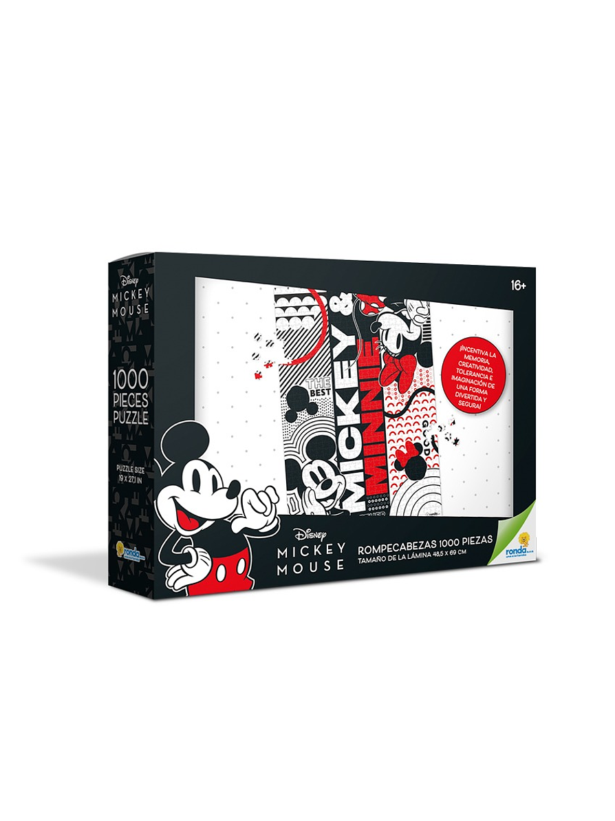 Rompecabezas X 1000 Piezas Mickey & Minnie 1