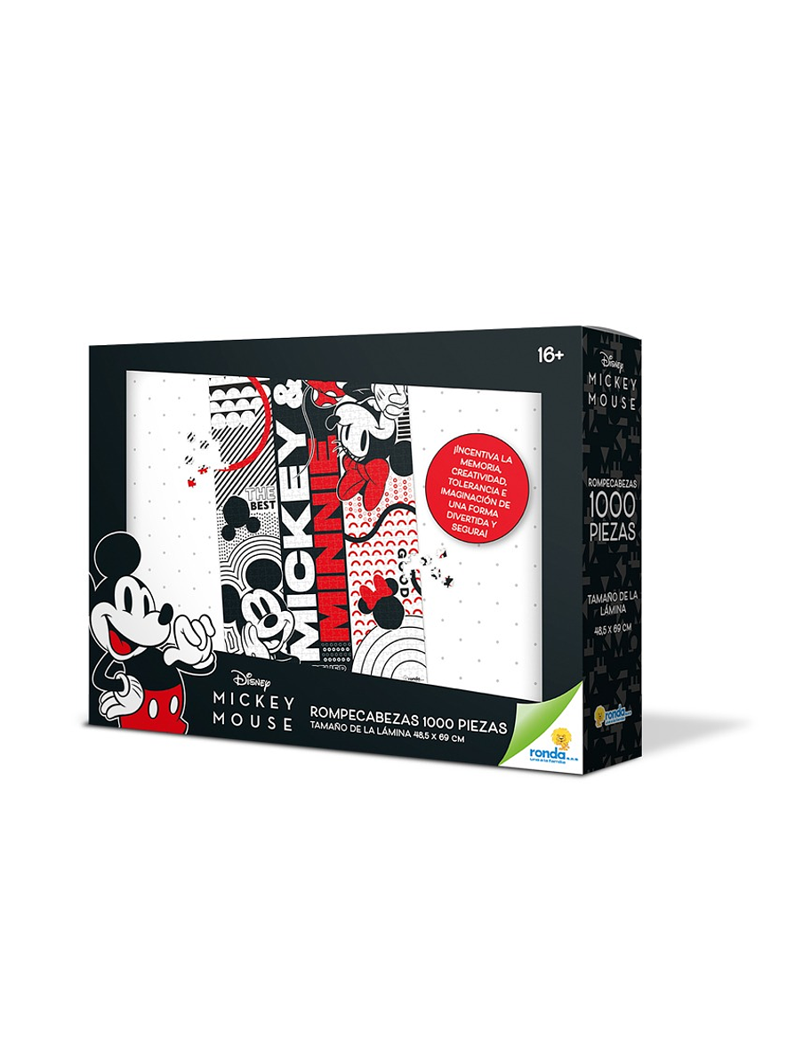 Rompecabezas X 1000 Piezas Mickey & Minnie 3