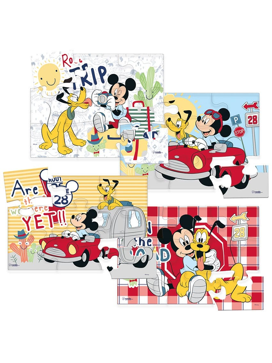 Rompecabezas 4x9 Piezas Mickey Mouse 3
