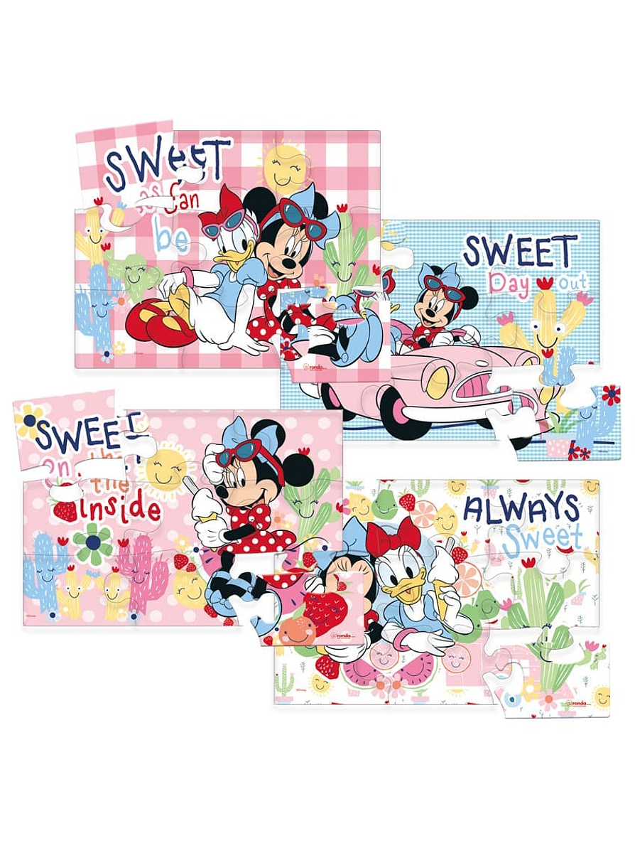 Rompecabezas 4x9 Piezas Minnie Mouse 3