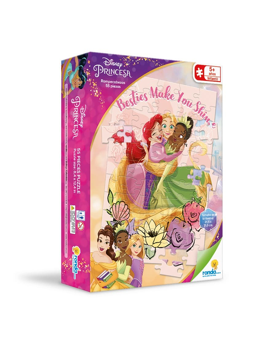 Rompecabezas Princesas x 55 Piezas  1