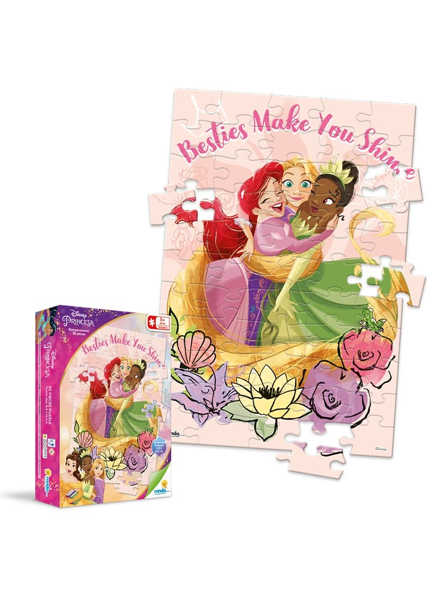 Rompecabezas Princesas x 55 Piezas  2