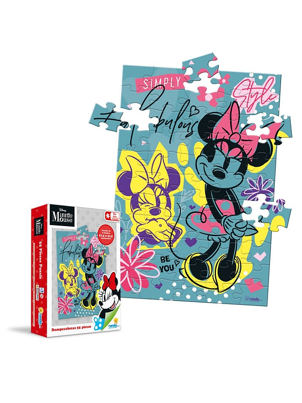 Rompecabezas Minnie x 55 Piezas  2