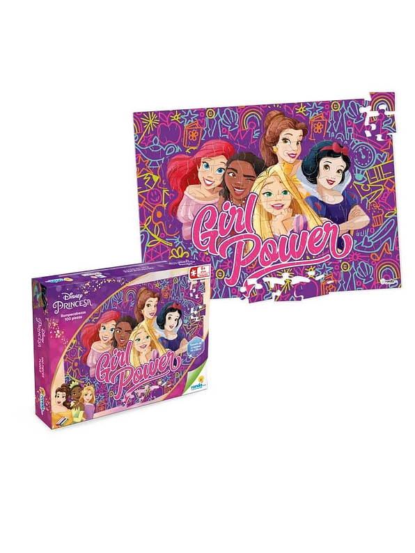 Rompecabezas Princesas x 100 Piezas  2
