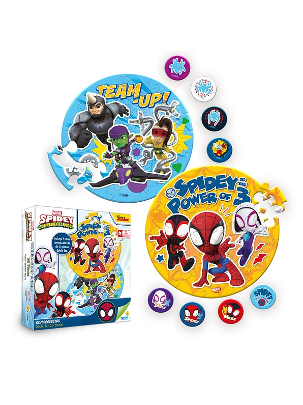Rompecabezas X 25 Piezas Doble Faz Spidey  2