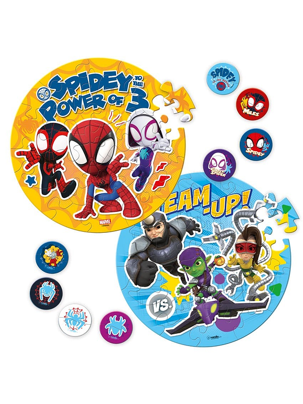 Rompecabezas X 25 Piezas Doble Faz Spidey  3