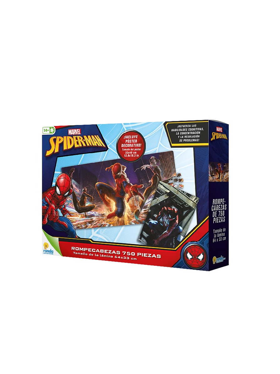 Rompecabezas X 750 Piezas Spiderman 60 Años  3