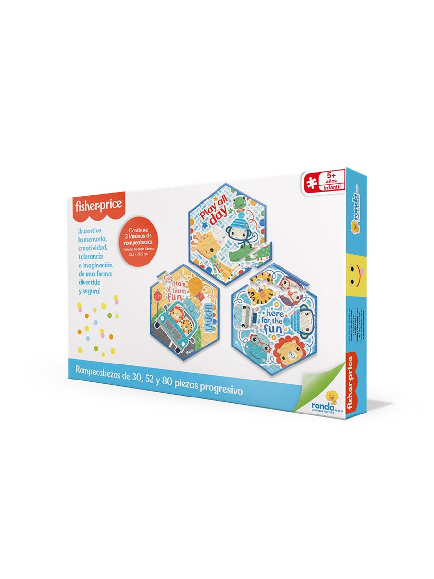 Rompecabezas Progresivo Fisher-Price 3
