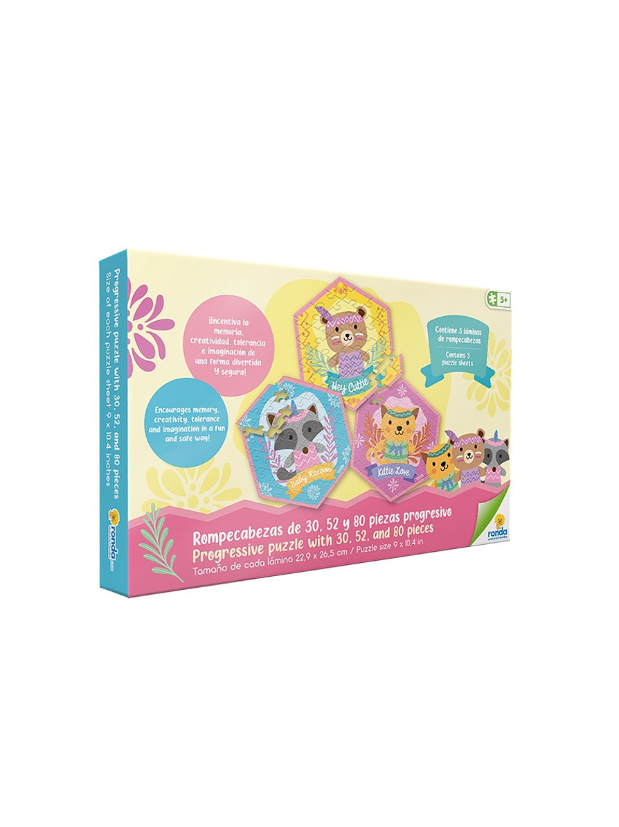 Rompecabezas Progresivo Para Niña 1