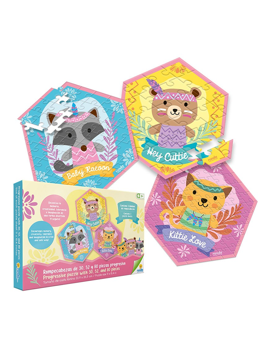 Rompecabezas Progresivo Para Niña 2