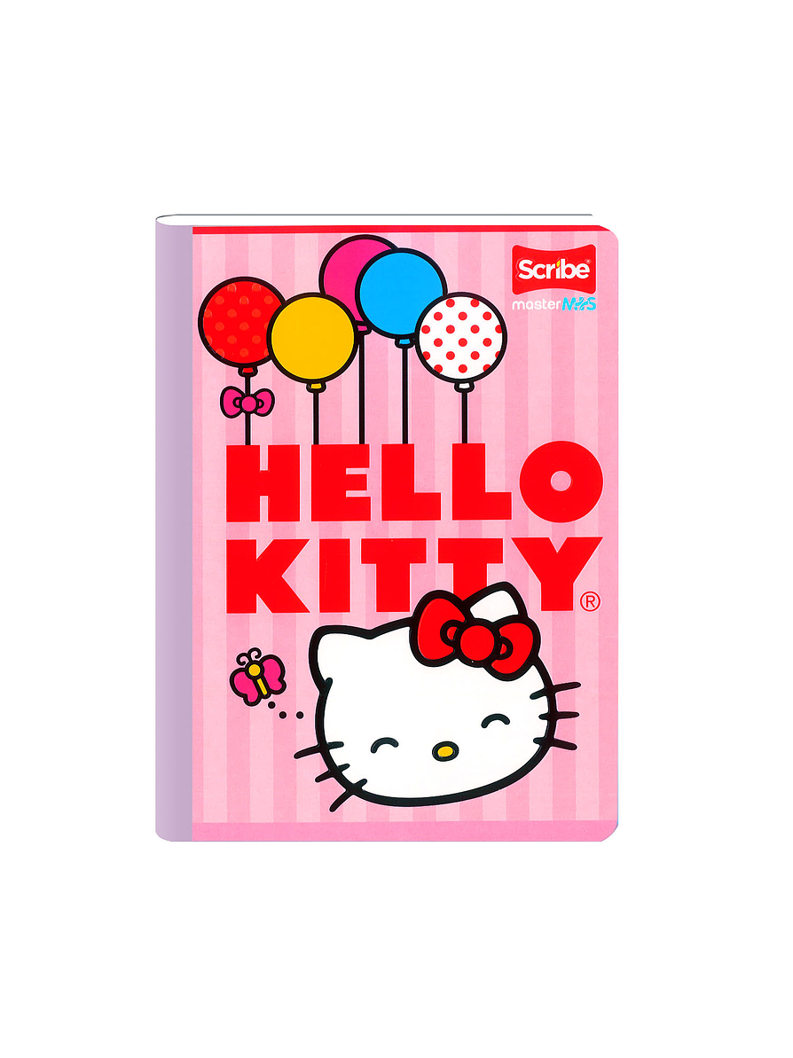 Cuaderno Cosido Scribe Hello Kity 100 Hojas Líneas  7