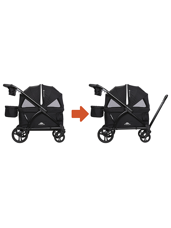 Coche Vagon Paseador Para Bebe Navigator Plus 2 En 1 Baby Trend 4