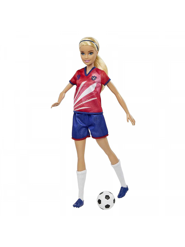 Barbie Profesiones Jugadora De Fútbol  1